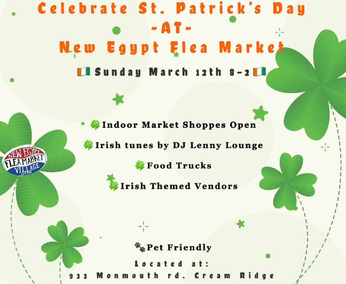 Events at the New Egypt Flea Market